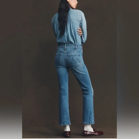 NWT MOTHER THE HUSTLER MID-RISE ANKLE JEANS SZ 28 - Picture 4 of 5